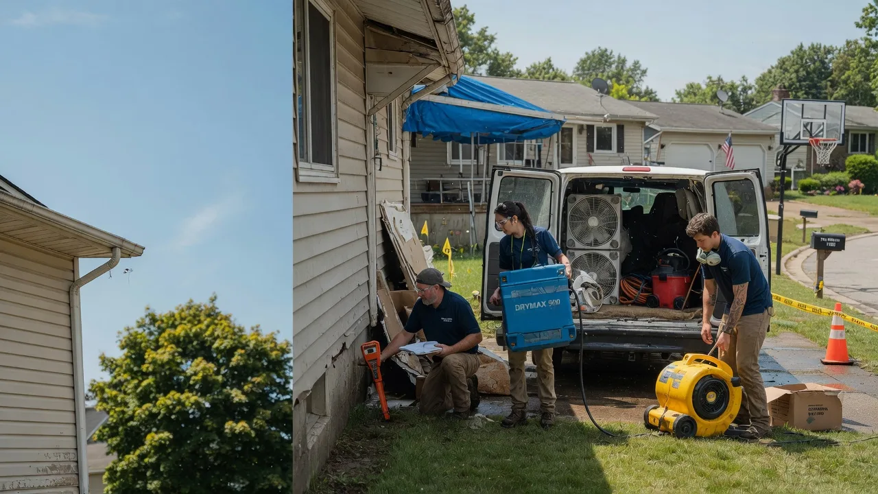 Ceiling Leak Cleanup in Dover, IL near me